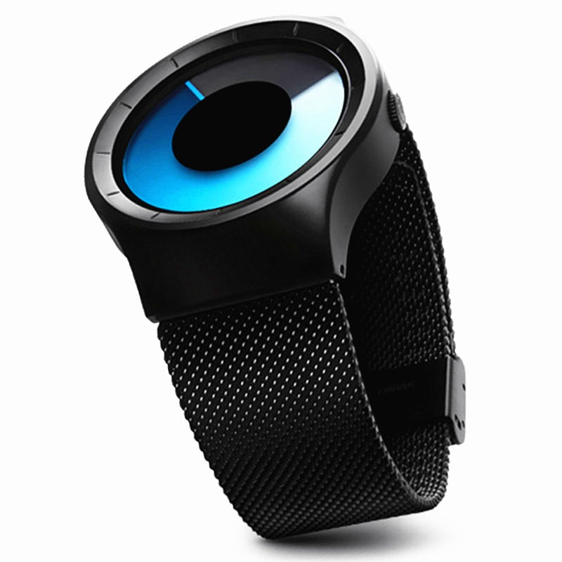 Men's Casual Party Watch. Cool Neon Quartz Steel Mesh Watch. WickedYo